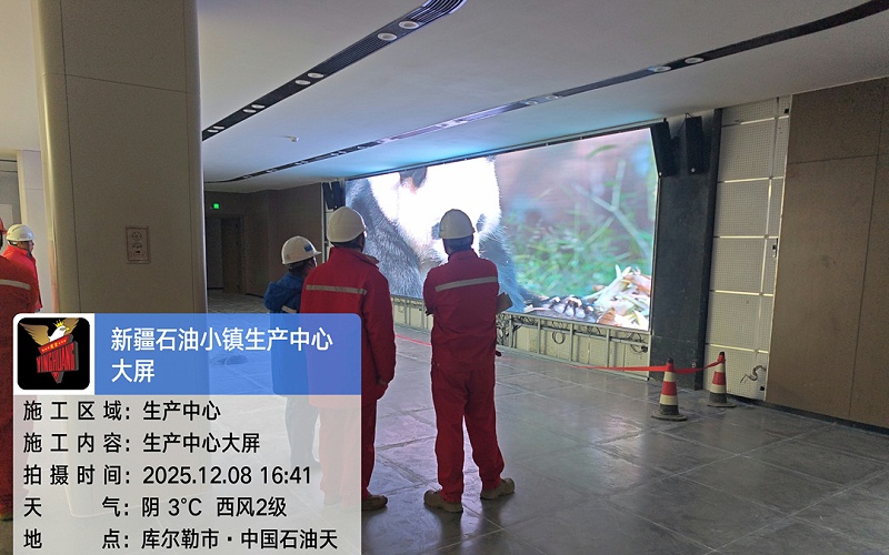 100人到300人規(guī)模會議空間！庫爾勒石油小鎮(zhèn)生活中心會議音視頻工程竣工