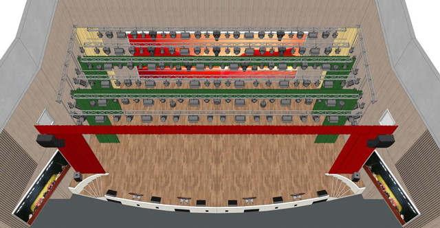 成都鷹皇科技承建巴中市學(xué)術(shù)報(bào)告廳舞臺(tái)燈光、舞臺(tái)機(jī)械及音視頻系統(tǒng)設(shè)備項(xiàng)目